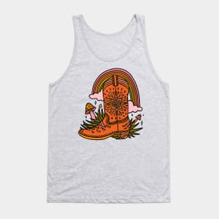 Leo Cowboy Boot Tank Top